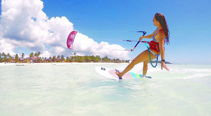 Kite surfing Zanzibar